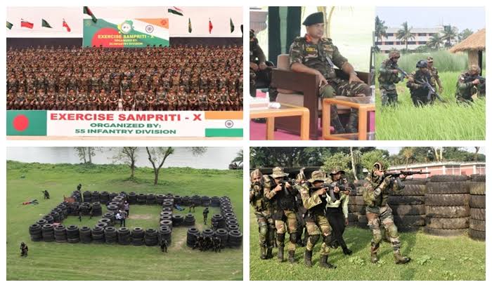 Indian and Bangladesh Armies Begin Joint Exercise SAMPRITI-XI in Meghalaya